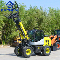 Chargeuse sur pneus diesel haute performance EACHAN avec bras télescopique hydraulique pour ports et mines