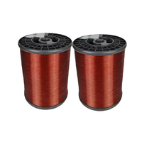 Fil de cuivre émaillé en aluminium pour bobinage de bobines magnétiques ECCA de 0,2 à 6,5 mm, vente en gros d'usine, pour moteurs et générateurs électroniques