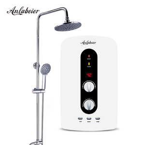 Chauffe-eau électrique instantané sans réservoir de haute qualité pour salle de bain avec pompe de surpression et écran LED pour utilisation à basse pression - Product Image 1