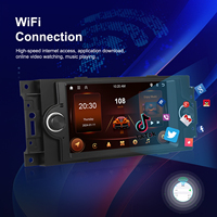 Podofo 6.2 ''Autoradio 2 + 64G sans fil Carplay/Android Auto GPS/WiFi/BT/FM/RDS pour JEEP/Dodge/Chrysler 300C Dropshipping