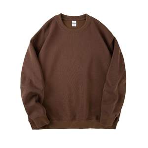 Sweat-shirt ample à col rond en coton personnalisé de 350 g, élégant, à manches longues, pull parent-enfant transfrontalier, automne et hiver - Product Image 1