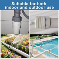 Raccord universel en PVC, adaptateur mâle, raccord de tuyauterie - Douille x filetage mâle, couplage PVC, connecteur de tuyauterie pour plomberie et conduite d'eau