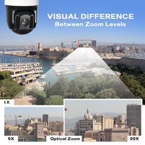 กล้องวงจรปิดสำหรับร้านค้า30X 20X 4MP ซูม4K กล้อง AI อุปกรณ์เสริมกล้องพอร์ตเสียงอัจฉริยะกล้อง PTZ - Product Image 6