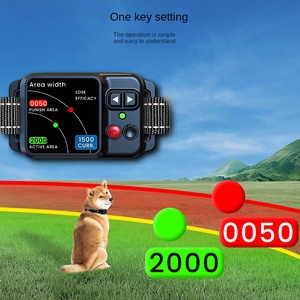 GPS inteligente mascota valla electrónica perro inalámbrico al aire libre IPX7 impermeable recargable Nylon moda Anti-Pérdida <span class=keywords><strong>collar</strong></span> de descarga eléctrica - Product Image 5