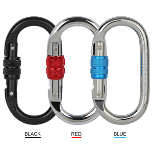 BT-2441 ağır 25kn kaldırma kendinden kilitleme karabina büyük boy kilit Oval Metal baskı klip karabina - Product Image 1