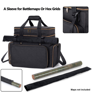 Sac de voyage pour <span class=keywords><strong>aventurier</strong></span> de jeu de rôle sur table, compatible avec Donjons et Dragons, grand sac DND, tapis de bataille, rangement, organisateur de jeu - Product Image 5
