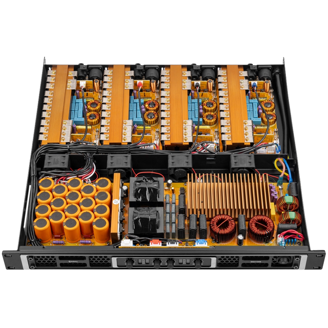 DA10K4 Audio Power Amplifier 4 Channel Power 1u Class D Sound System Amplifier Metal Carton Box Sound Speaker Pro Audio