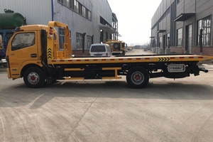 Promotion Spéciale : Camion de Remorquage à Plateau Dongfeng 150 CV avec Treuil Hydraulique pour le Secours Routier et le Dépannage - Product Image 4