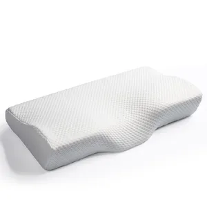 Oreiller de Massage en Latex en mousse à mémoire de forme, confortable, pliable et Portable