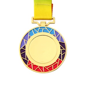 Newly Designed rainbow Medal, Can Customize Medal Content, Gold Foil Printing and Laser Carvings, Sports Contest Medals