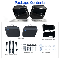 Ensemble de valises latérales de moto à dégagement rapide pour Honda NT1100, coffre de rangement arrière en PP durable, ajustement direct usine