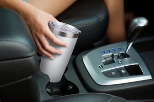 20ozTumbler with Lid and Straw Double Wall Powder Coated Vacuum Insulated Coffee Tumbler Stainless Steel Insulated Travel Coffee - Product Image 4