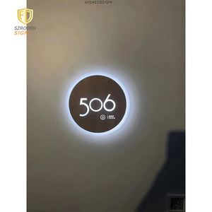 ป้ายที่อยู่พลังงานแสงอาทิตย์หมายเลขบ้านสำหรับภายนอกป้ายไฟ LED แบบชาร์จไฟได้พร้อมฝาปิดกันน้ำจำนวนกล่องจดหมาย - Product Image 4