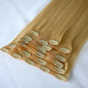 2025 kho trinh nữ châu âu tóc con người PU clip phần mở rộng máy đôi sợi ngang 12A lớp thẳng/lượn sóng/xoăn kết cấu không rụng - Product Image 2