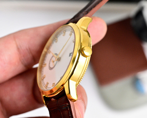 Reloj de Pulsera de Lujo Minimalista Clásico para Mujer, Caja de Acero Inoxidable, Correa de Cuero Genuino, Reloj de Negocios de Alta Gama - Product Image 5