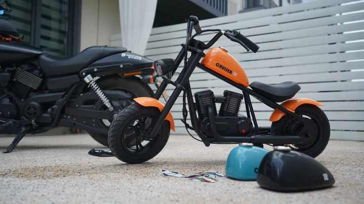 Cruiser 24v Motorbike 2024 Kids Electric Motorcycle 24V 100W Motor