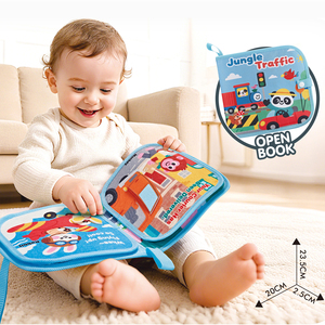<span class=keywords><strong>Livre</strong></span> en tissu éducatif et sensoriel pour bébé, pour le développement précoce, avec motifs <span class=keywords><strong>de</strong></span> circulation et jeu <span class=keywords><strong>de</strong></span> jonglage en carton, pour l'interaction parent-enfant - Product Image 1