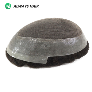 DURA Asutralia - 5 Polegadas Homens Toupee Cabelo Humano Rendas e PU Base de Cabelo Curto Patch Peruca Para Homens 6 Tamanho Cabelo Prótese Homem - Product Image 1