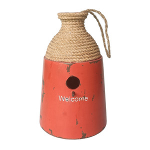 9 Inch Zomer Decoratie Teken Ijs Hars <span class=keywords><strong>Camper</strong></span> Birdhouse Strand Decor Polyresin Touw Look Opknoping Vogelhuisje Ornament - Product Image 5