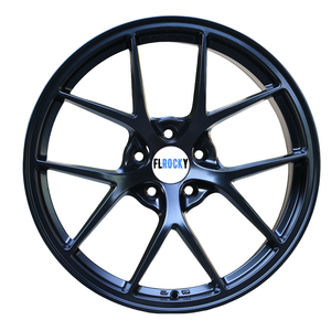 Flrocky CHEN 15 16 <strong>17</strong> 18 19 <strong>Inch</strong> High Quality Passenger Car Wheels Deep Dish <strong>Rims</strong> Concave Matte Black Aluminum Alloy Wheels - Product Image 1