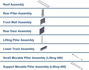 Système de bâche électrique automatique robuste pour <span class=keywords><strong>camion</strong></span>, kit de bâche enroulable en PVC à ouverture rapide pour <span class=keywords><strong>camion</strong></span> benne, remorque, tombereau - Product Image 5