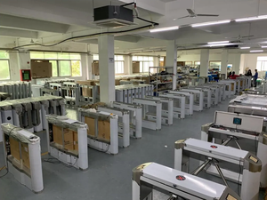 Cổng rào cản bằng thép không gỉ 304 với đầu đọc thẻ RFID Cổng An Ninh ngăn chặn rào cản cho trạm tàu điện ngầm - Product Image 5