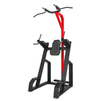 Zenbon ZB-1740B Estación 2 en 1 para Dominadas y Elevaciones de Rodillas - Torre de Potencia Comercial de Cuerpo Completo para Gimnasio, Estación de Dips y Ejercicios Abdominales