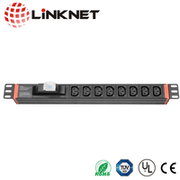 Unité de distribution d'alimentation en rack d'armoire triphasée 32A/64 24 ports PDU avec interrupteur d'air
