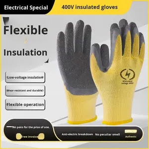 <span class=keywords><strong>ถุงมือ</strong></span>ฉนวน<span class=keywords><strong>ไฟฟ้า</strong></span> 400V <span class=keywords><strong>380V</strong></span> ป้อง<span class=keywords><strong>กัน</strong></span><span class=keywords><strong>ไฟฟ้า</strong></span>แรงดันต่ำ สำหรับงานสาย<span class=keywords><strong>ไฟฟ้า</strong></span>ที่มีกระแส<span class=keywords><strong>ไฟฟ้า</strong></span>  ยางแรงดันสูง 220V บางพิเศษ - Product Image 3