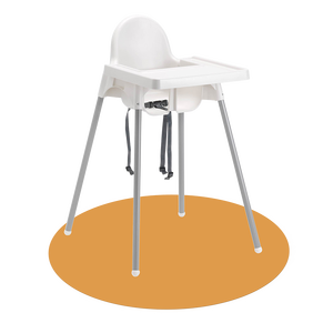 Splat Silicone Floor <strong>Mat</strong> for Under High Chair by HUIXUAN ,Portable Waterproof Anti-Slip Food <strong>Splash</strong> Spill Mess Silicone <strong>Mat</strong> - Product Image 3