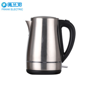 Bouilloire électrique en acier inoxydable Frank Electric 1L-2L avec arrêt automatique et anneau lumineux pour usage domestique et hôtelier - Product Image 1
