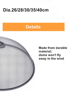 Lưới Kim Loại Bao gồm thực phẩm Lều ô tái sử dụng ngoài trời dã ngoại thực phẩm bao gồm lưới bao gồm thực phẩm Net giữ ra ruồi, lỗi, muỗi - Product Image 6