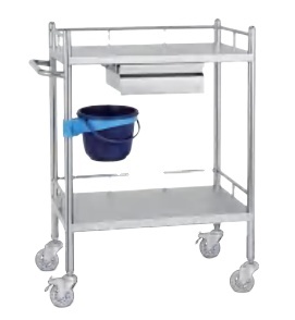 Other Medical Apparatus Hospital <strong>Dressing</strong> 304 Stainless Steel Treatment <strong>Trolley</strong> - Product Image 5
