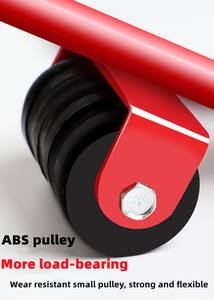 قوي ودائم رفع 5 قطعة الأثاث النقل الأسطوانة مجموعة جسم ثقيل المحرك تتحرك أداة - Product Image 2