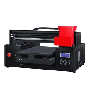 Refinecolor A3 UV Printer Direct To Substrate Inkjet XP600 3040/3050/6040/6090 LED UV Flatbed Printer Machine 2Years Warranty