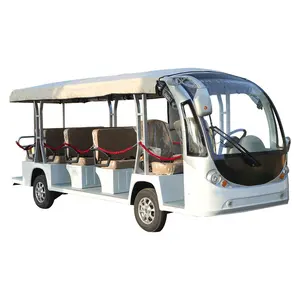 Kereta Listrik 14 orang baru dengan baterai lithium bus tamasya elektrik 4 roda untuk dijual