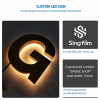 Lampu Tanda LED Kustom untuk Logo Bisnis, Tanda Backlit untuk Perusahaan/Toko, Huruf LED untuk Iklan Luar Ruangan dengan Ketahanan Air IP54