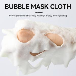 Заводская натуральная маска для лица из пены с розами куркумы, упаковка, увлажняющая коэнзим Q10, коллагеновая маска для лица с кристаллами пузырьков - Product Image 3