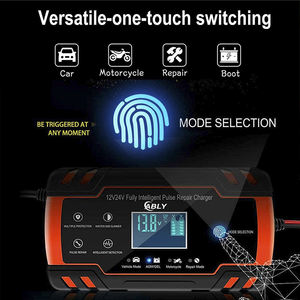 Chargeur de <span class=keywords><strong>batterie</strong></span> de voiture intelligent 12V 24V chargeur de <span class=keywords><strong>batterie</strong></span> au <span class=keywords><strong>plomb</strong></span> désulfateur responsable réparation d'impulsion chargeur de <span class=keywords><strong>batterie</strong></span> - Product Image 6