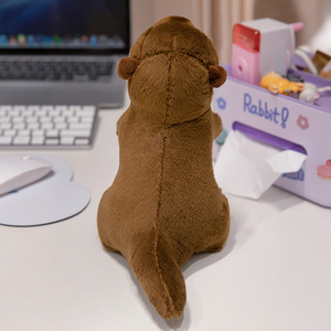 ขายร้อนหายใจตุ๊กตาสัตว์ของเล่น Meerkat นอนนกกระจอกตุ๊กตาของเล่นสําหรับเด็ก - Product Image 6