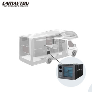 12 V RV DC AC đơn vị xe dưới băng ghế dự bị điều hòa không khí 12 Volt 24V 48V Caravan cắm trại điều hòa không khí xe Hệ thống làm mát aircon van - Product Image 5