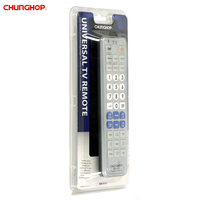 Control Remoto Universal para TV RM-A1E 35 con Botones Grandes, Código Fijo, Plástico ABS, Alcance de 8m, OEM