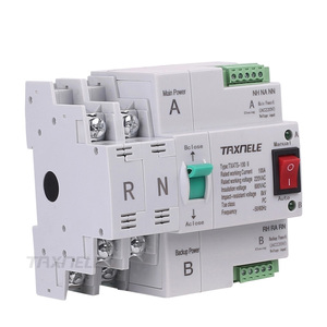 MCB-type automatische dubbele stroomvoorzieningsschakelaar 2P 100A ATS-stroomonderbreker elektrische schakelaar - Product Image 5