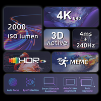 Projecteur Laser Pur Triple Valerion StreamMaster Plus 2 Awol 2000 ANSI Google TV HDR 3D Vidéo 4K