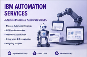 Servicios de Automatización IBM, Estrategia de Procesos Empresariales, Implementación de RPA, Integración de Flujos de Trabajo, Orquestración, Soporte Continuo - Product Image 3