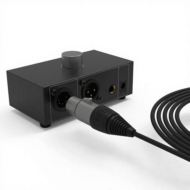 Dynamic Cardioid Condenser Microphone LED Light XLR Noise Cancelling for Conference Speech Metal Wired Power Supply Included