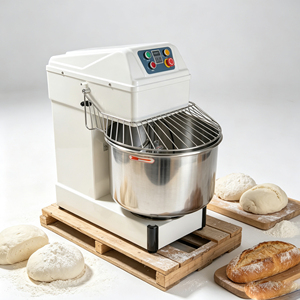 Pétrin Mélangeur Industriel pour Boulangerie 10kg 50kg 100kg, Machine à Pâte Farine Eau en Acier Inoxydable 304, <span class=keywords><strong>Poweradd</strong></span> - Product Image 3