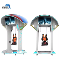 Máquina de Juego Comercial de Simulación de Vuelo en Parapente de PVC para Parques de Aventuras Interiores y Centros Comerciales