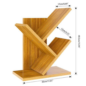 Estantería de Bambú para Libros, de Pie o para Montar en la Pared, para Niños, Guardería, Biblioteca, Sala de Estar, Estante de Almacenamiento - Product Image 3