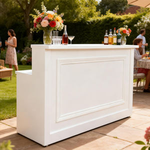 <span class=keywords><strong>Mesa</strong></span> <span class=keywords><strong>de</strong></span> Bar Comercial <span class=keywords><strong>de</strong></span> Madera para Alquiler, para Bodas, Eventos Corporativos, Hoteles y Escuelas - Mostrador <span class=keywords><strong>de</strong></span> Recepción Resistente para <span class=keywords><strong>Entrada</strong></span> - Product Image 1